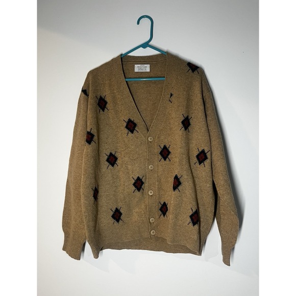 United Colors Of Benetton Sweaters - Sz 52 Vintage United Colors of Benetton patterned knit cardigan sweater women's